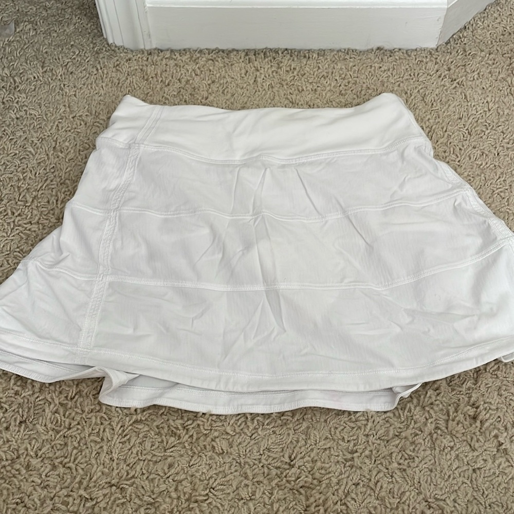 White Lululemon skirt good condition used